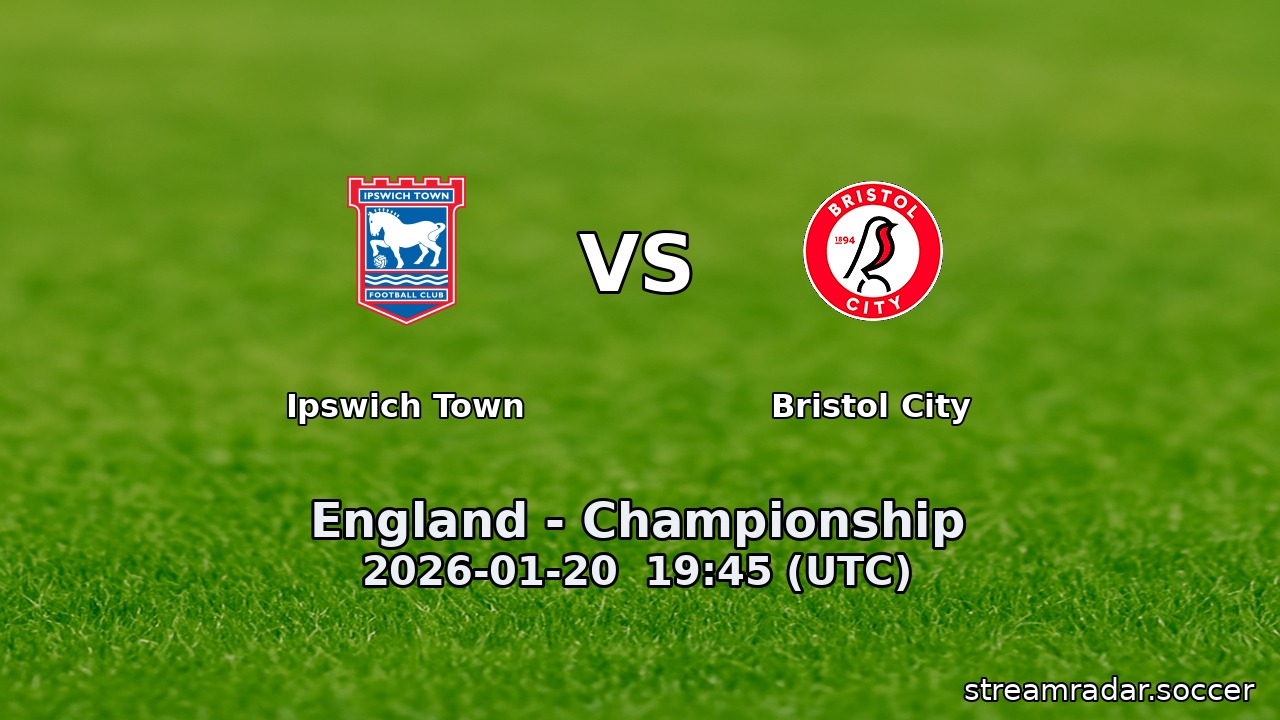 Ipswich Town vs Bristol City