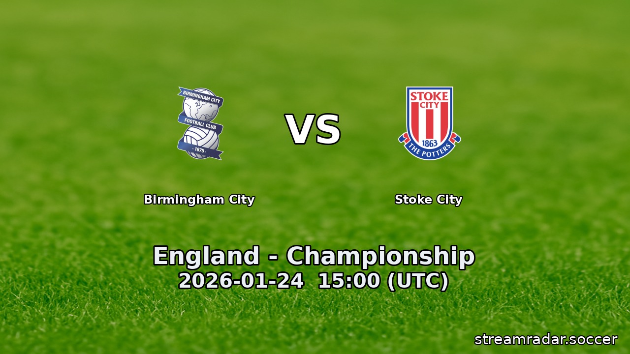 Birmingham City vs Stoke City