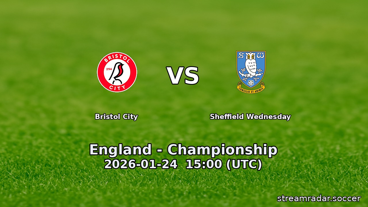 Bristol City vs Sheffield Wednesday