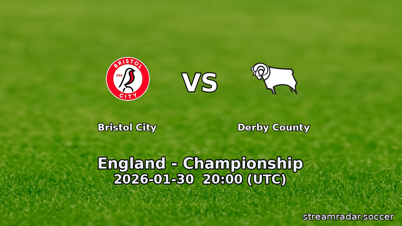 Bristol City vs Derby County