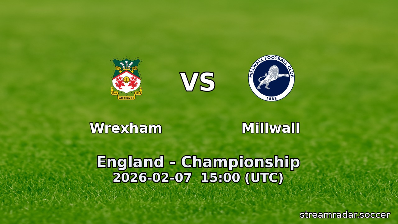 Wrexham vs Millwall