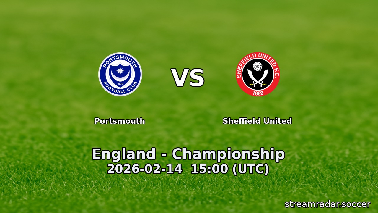 Portsmouth vs Sheffield United