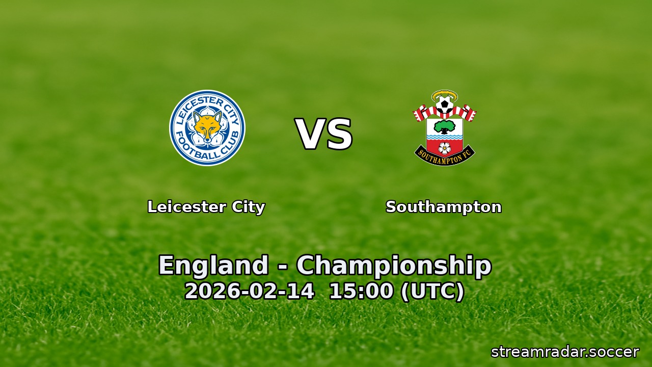 Southampton vs Leicester City
