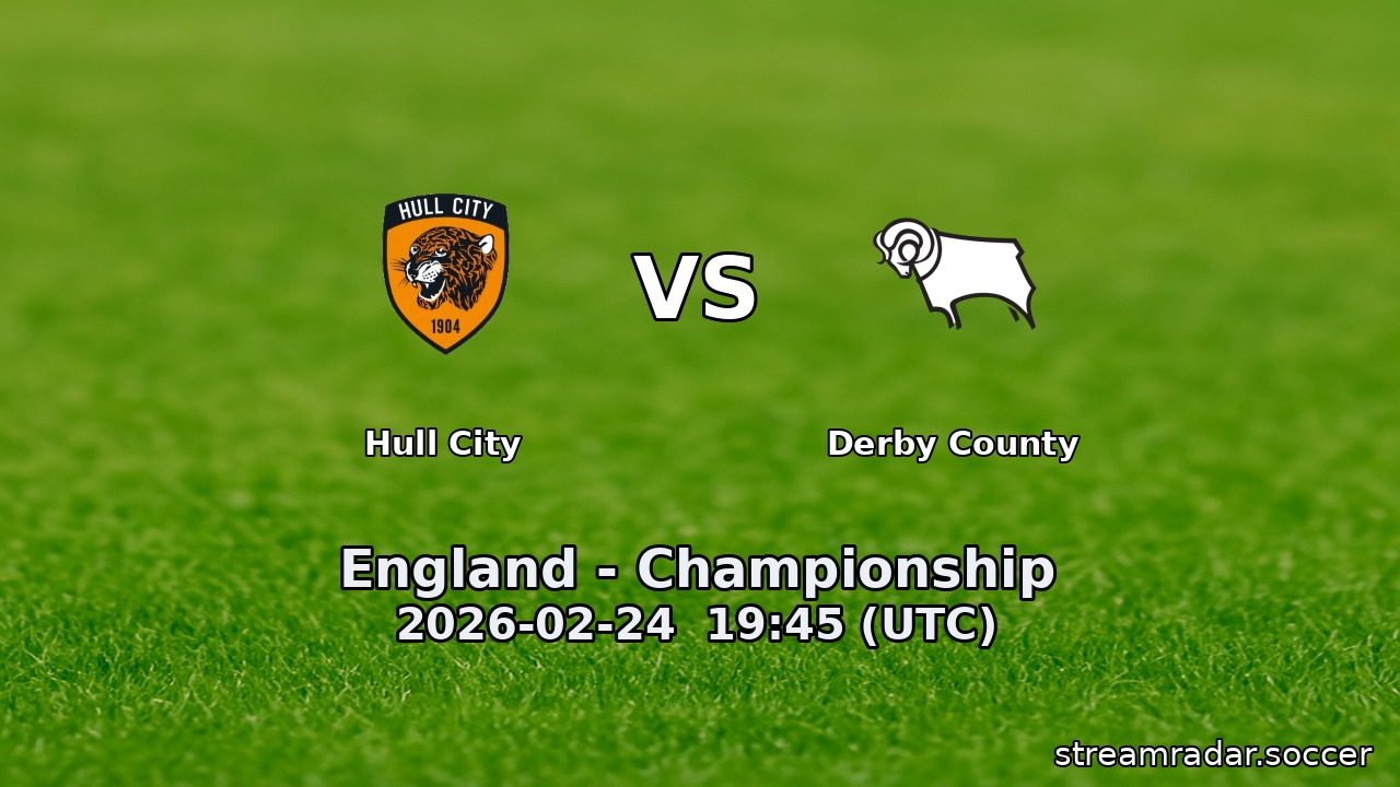 Hull City vs Derby County
