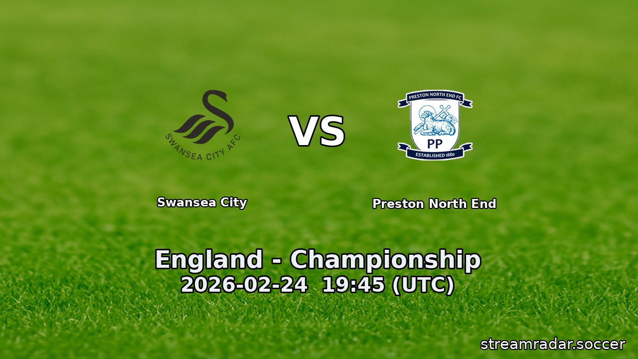 Swansea City vs Preston North End