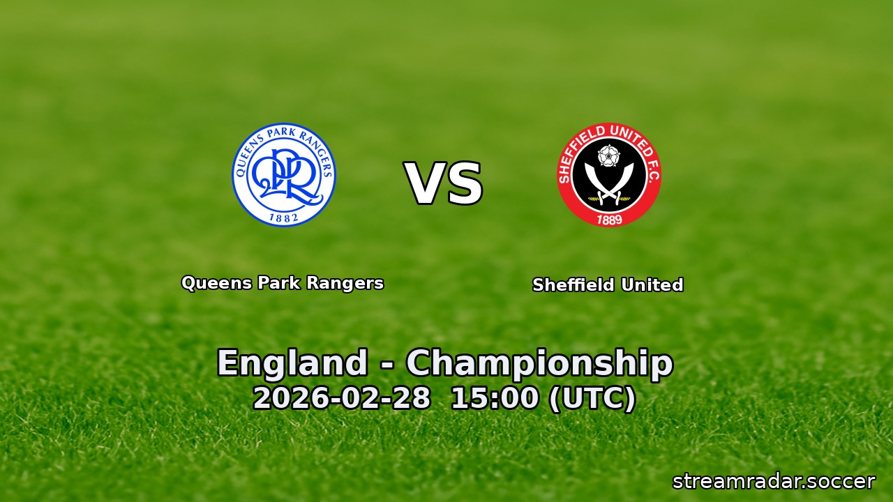Queens Park Rangers vs Sheffield United