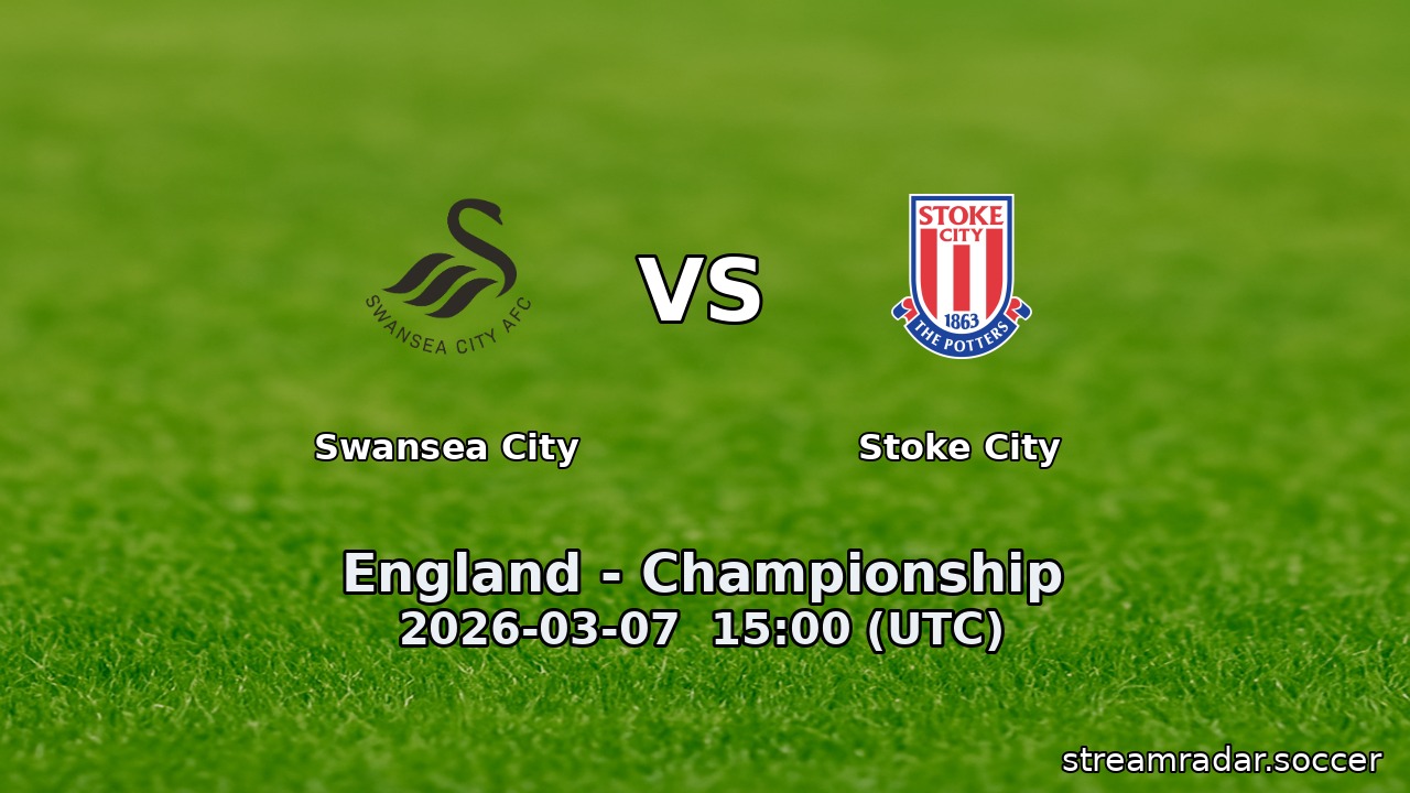 Swansea City vs Stoke City