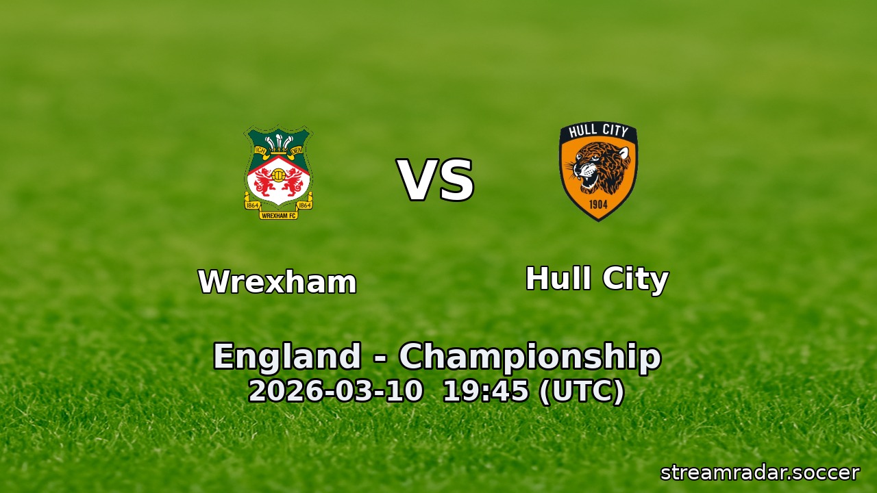 Wrexham vs Hull City