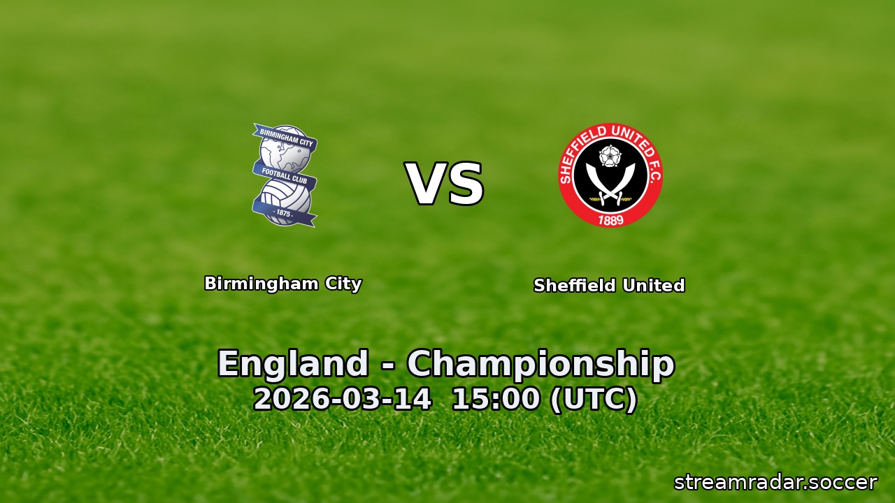 Birmingham City vs Sheffield United