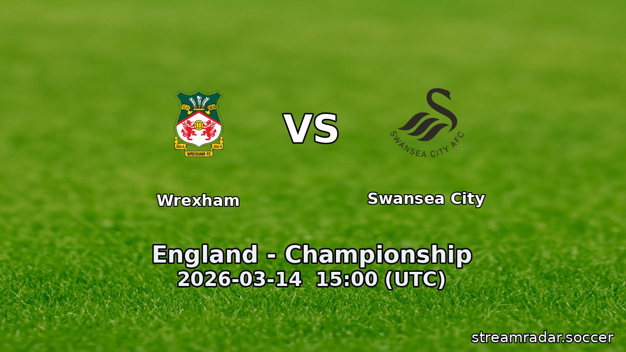 Wrexham vs Swansea City