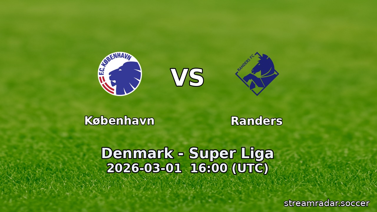 København vs Randers