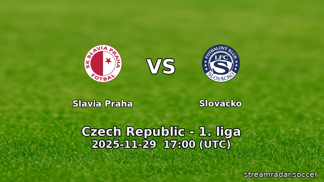 Slavia Praha vs Slovácko