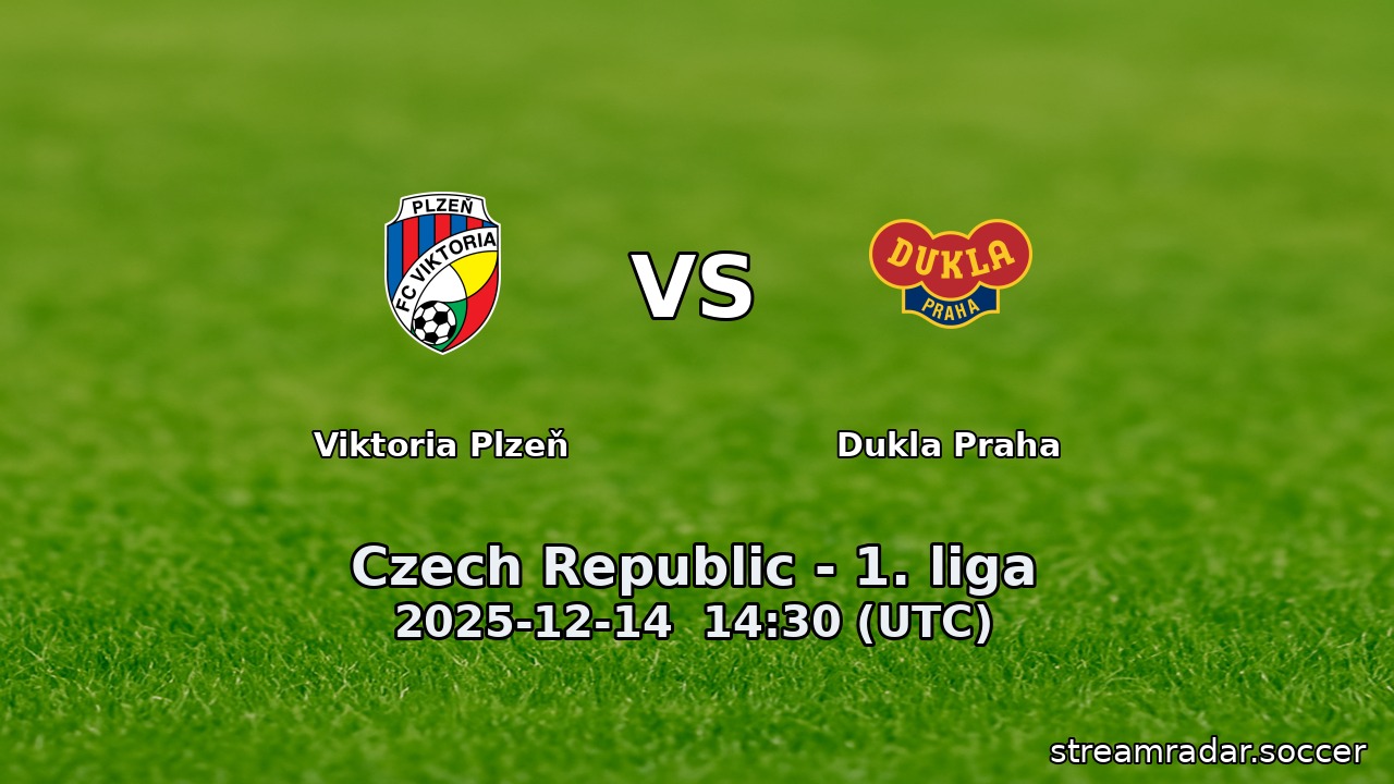 Viktoria Plzeň vs Dukla Praha