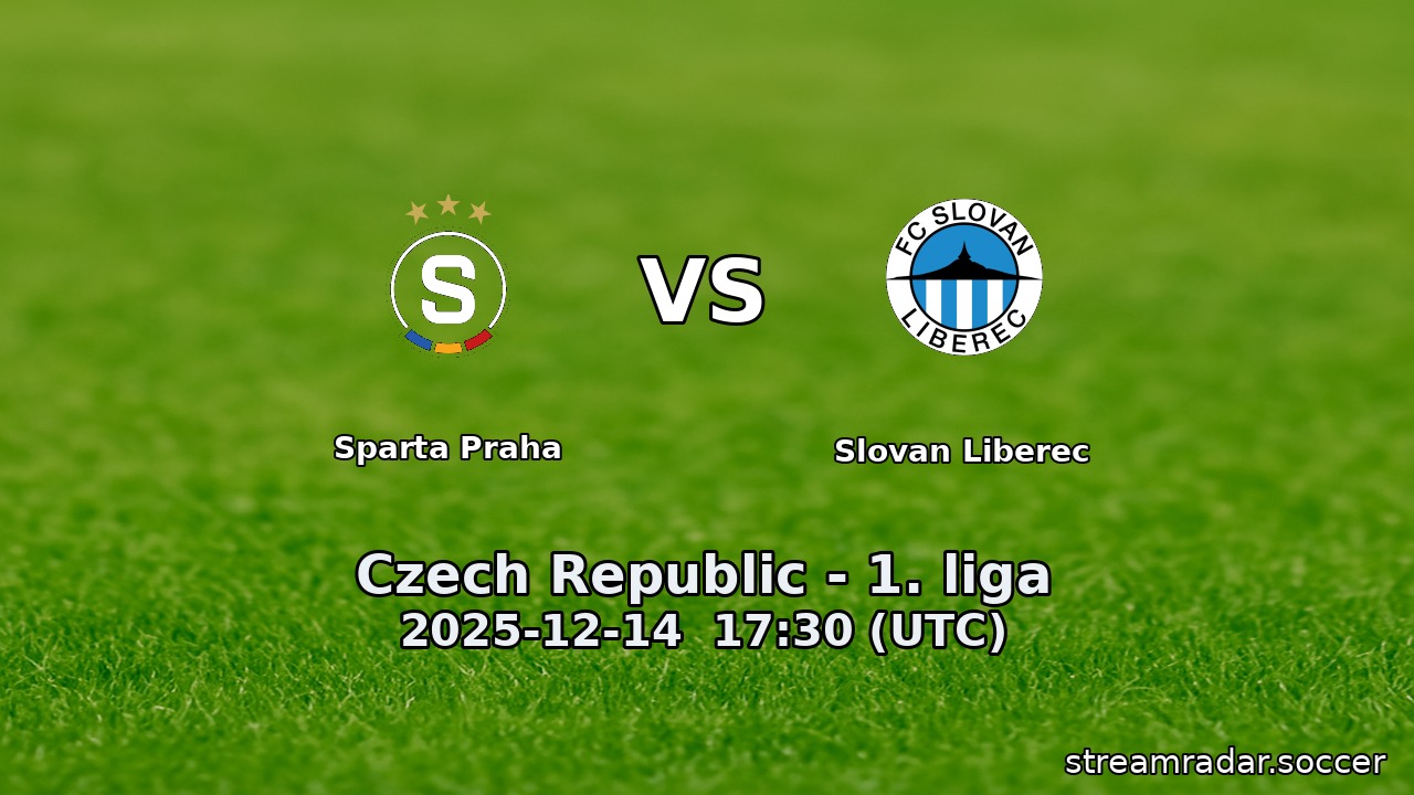 Sparta Praha vs Slovan Liberec