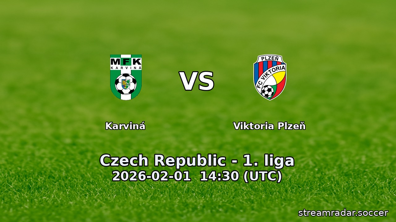 Karviná vs Viktoria Plzeň
