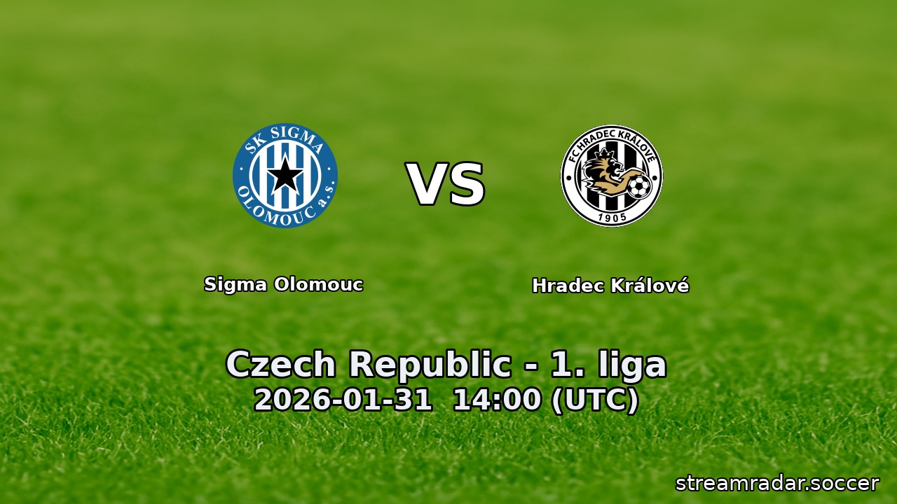 Sigma Olomouc vs Hradec Králové