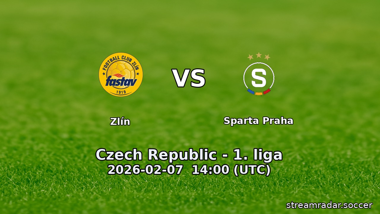 Zlín vs Sparta Praha