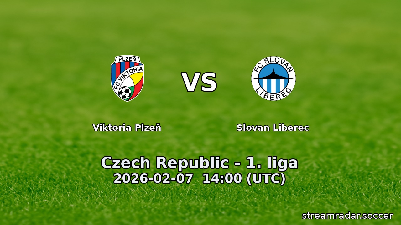Viktoria Plzeň vs Slovan Liberec