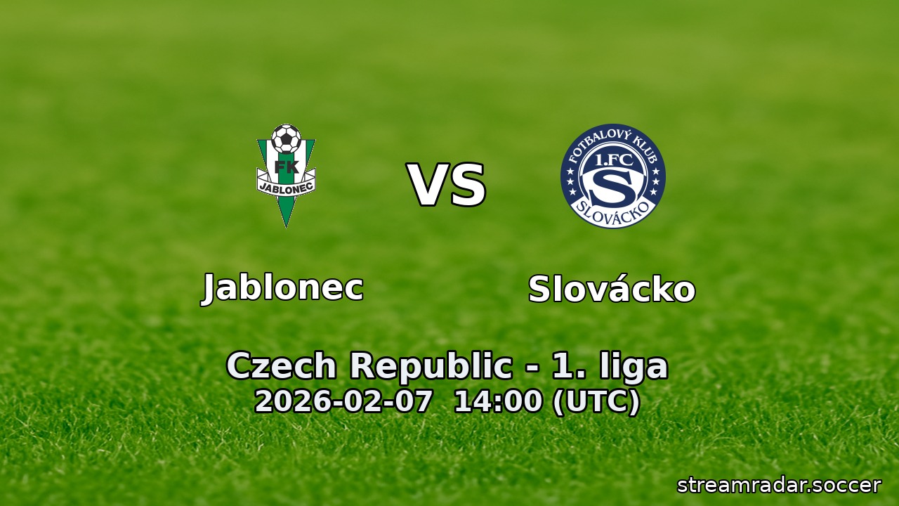 Jablonec vs Slovácko