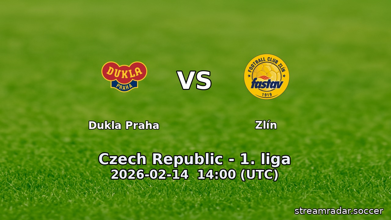 Dukla Praha vs Zlín