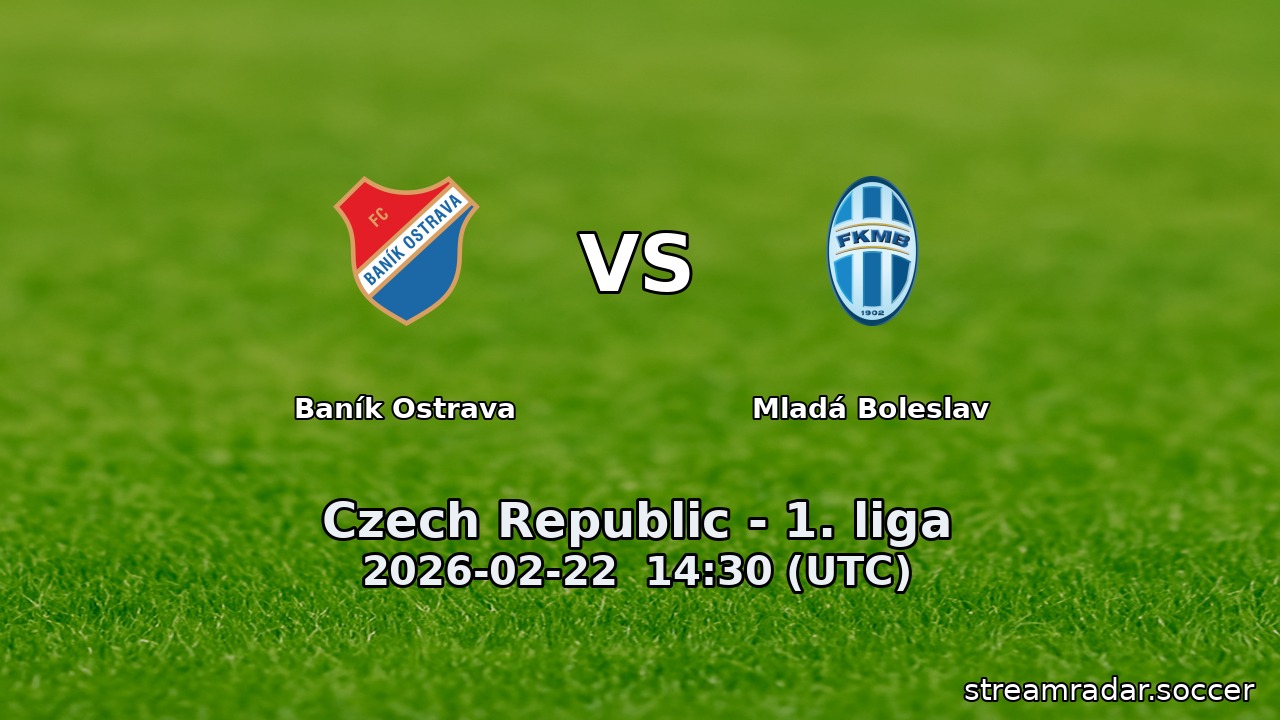 Baník Ostrava vs Mladá Boleslav