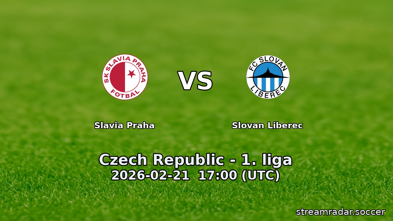 Slavia Praha vs Slovan Liberec