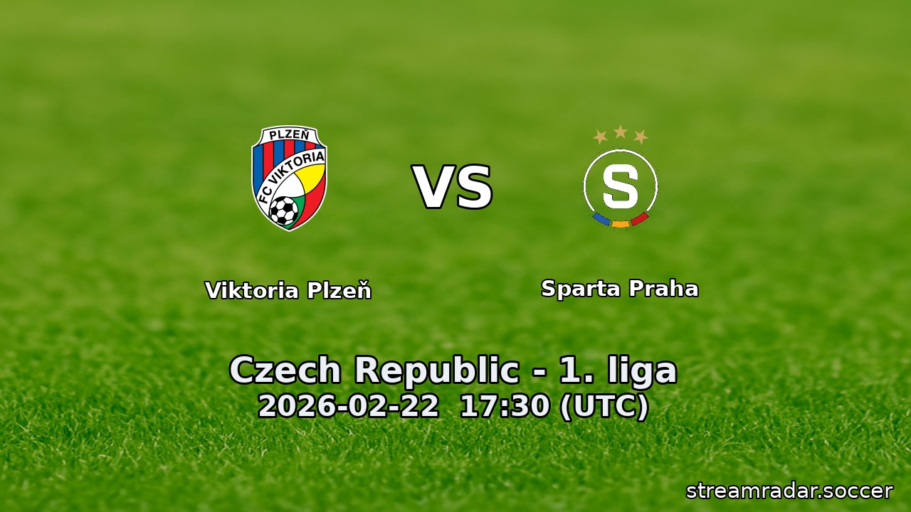 Viktoria Plzeň vs Sparta Praha