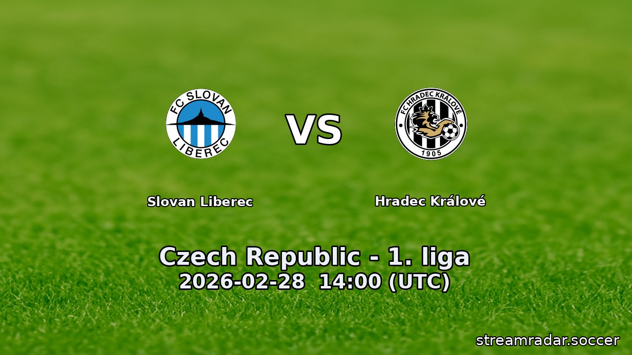 Slovan Liberec vs Hradec Králové