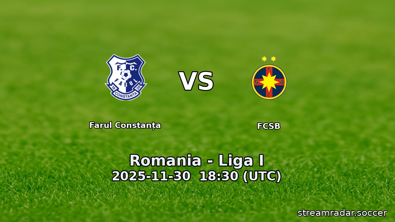 Farul Constanța vs FCSB