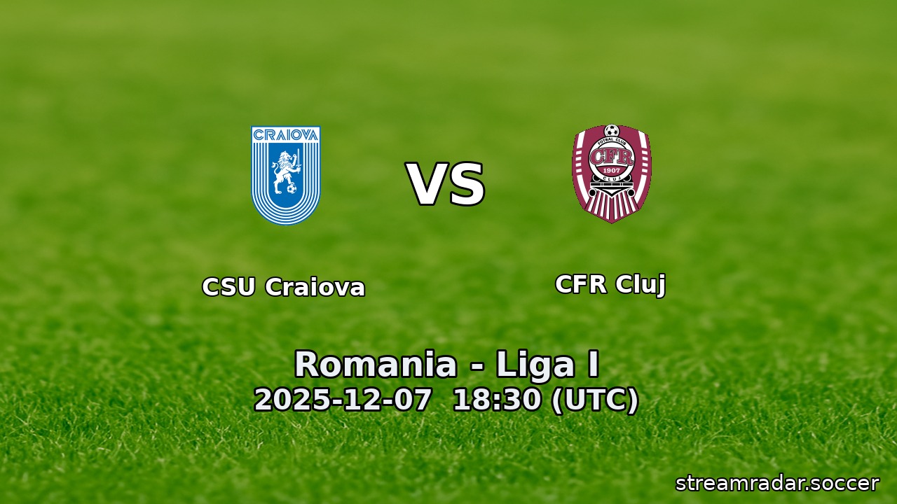 CSU Craiova vs CFR Cluj