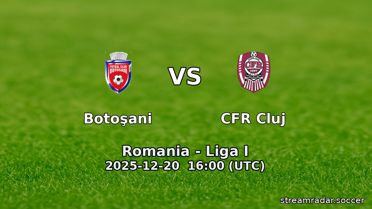 Botoşani vs CFR Cluj