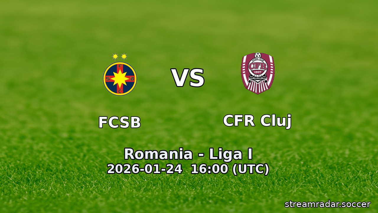 FCSB vs CFR Cluj