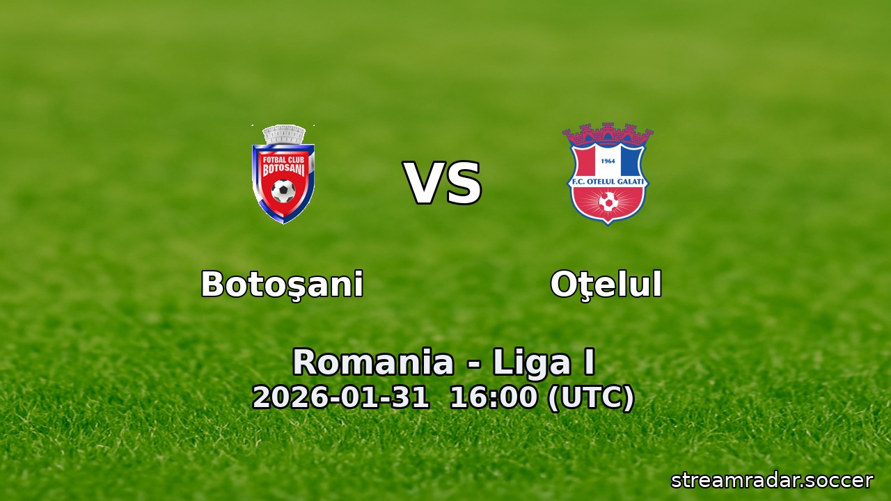 Botoşani vs Oţelul