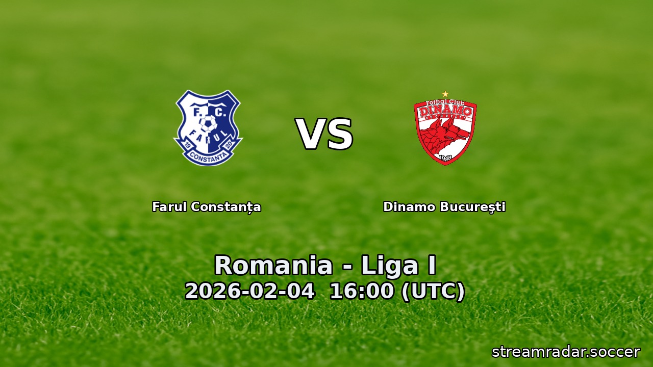 Farul Constanța vs Dinamo Bucureşti