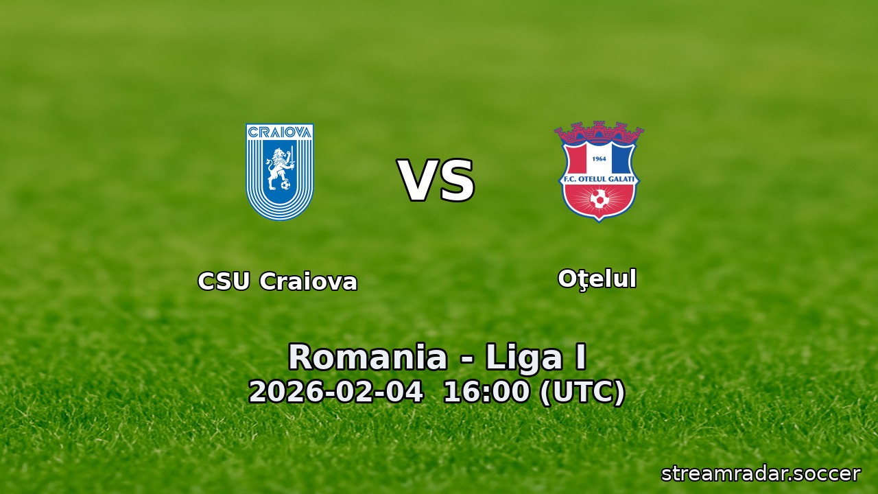 CSU Craiova vs Oţelul
