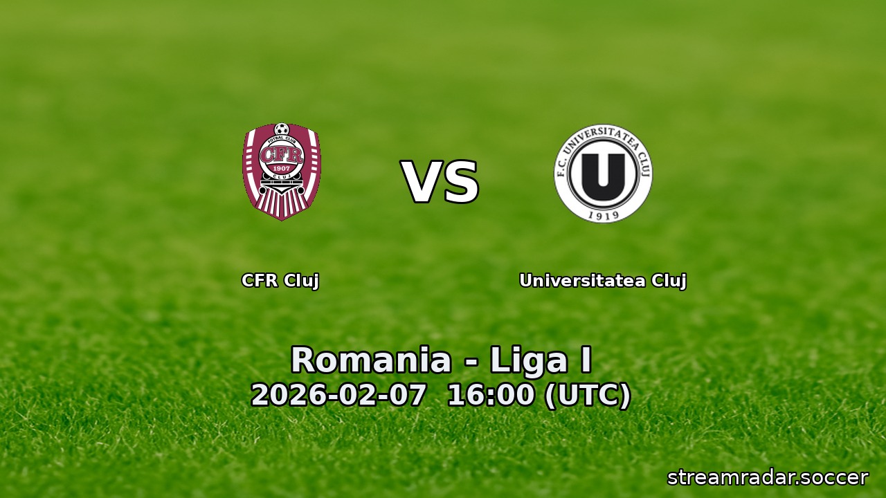 CFR Cluj vs Universitatea Cluj