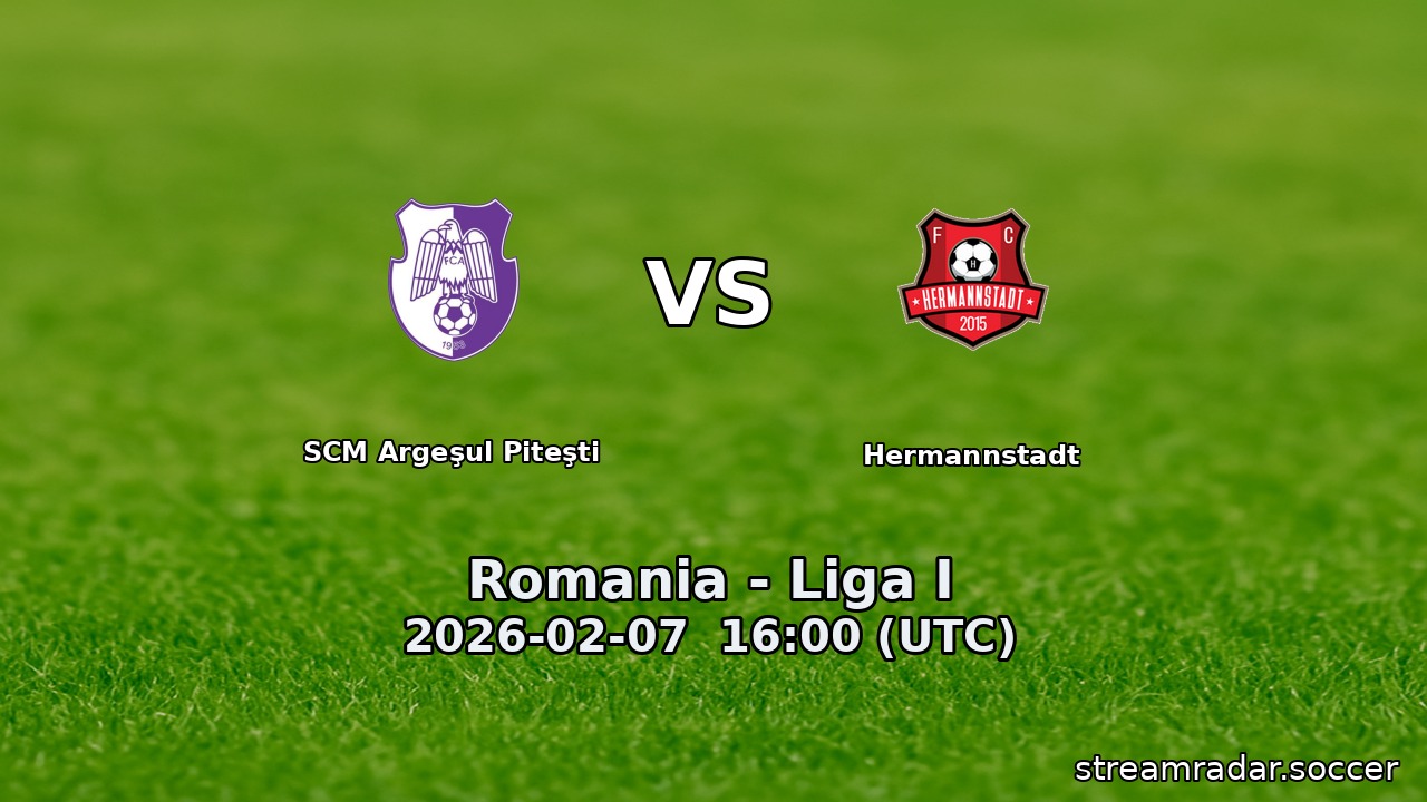 SCM Argeşul Piteşti vs Hermannstadt