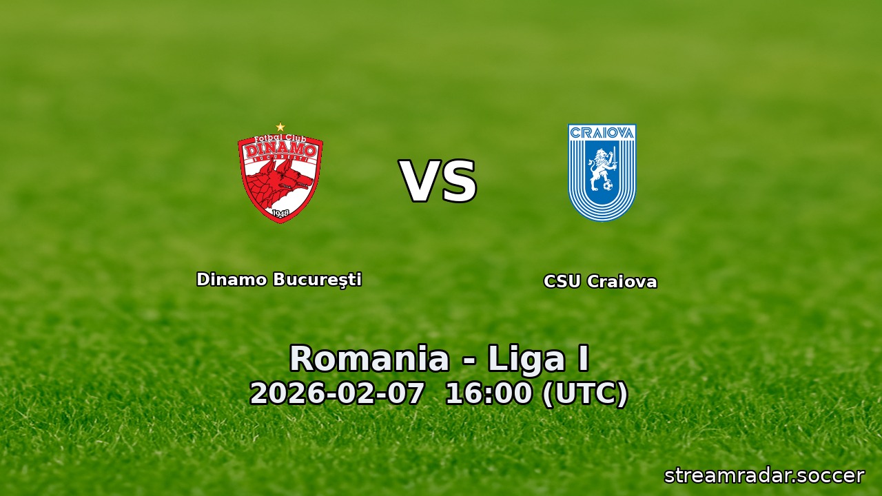 Dinamo Bucureşti vs CSU Craiova