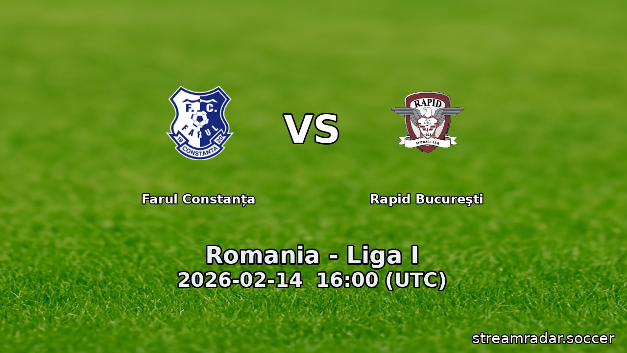 Farul Constanța vs Rapid Bucureşti