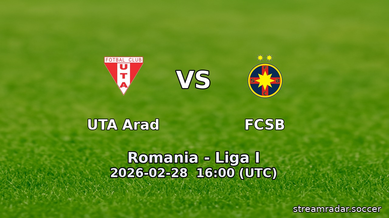 UTA Arad vs FCSB