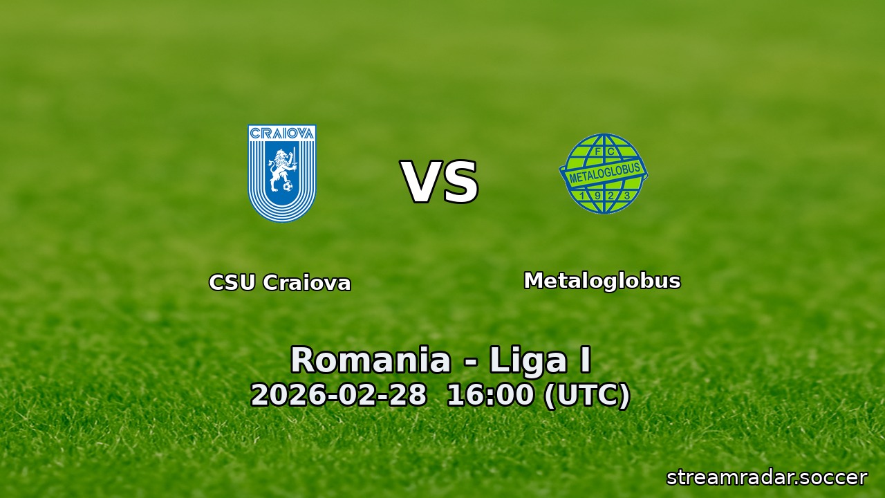 CSU Craiova vs Metaloglobus