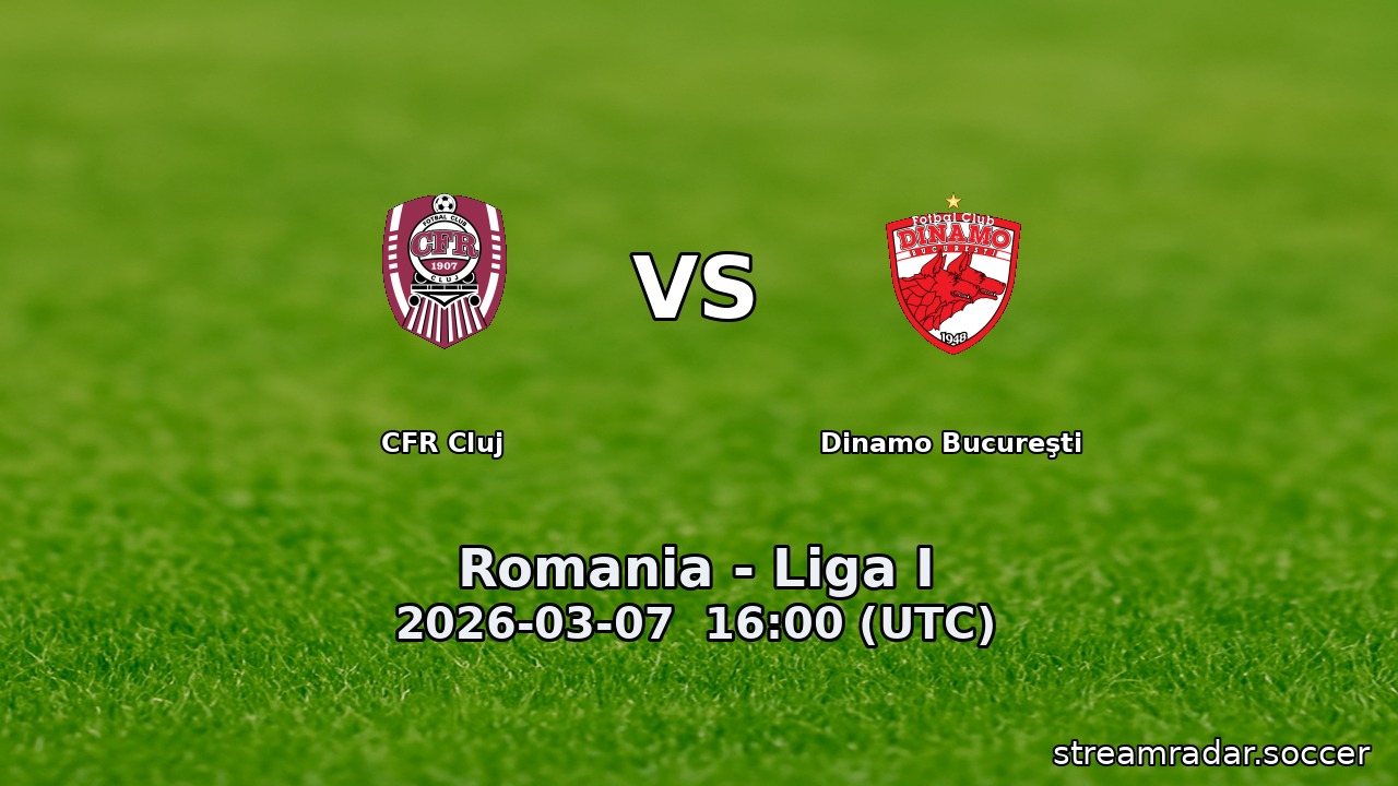 CFR Cluj vs Dinamo Bucureşti
