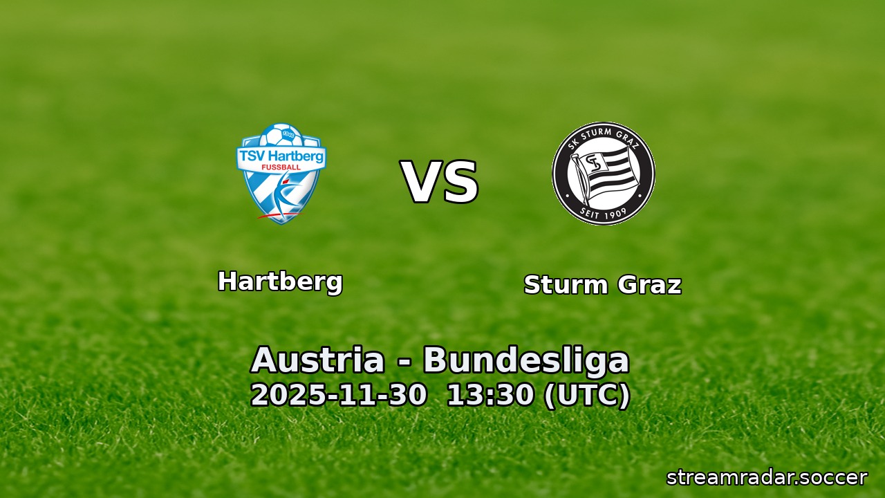 Hartberg vs Sturm Graz