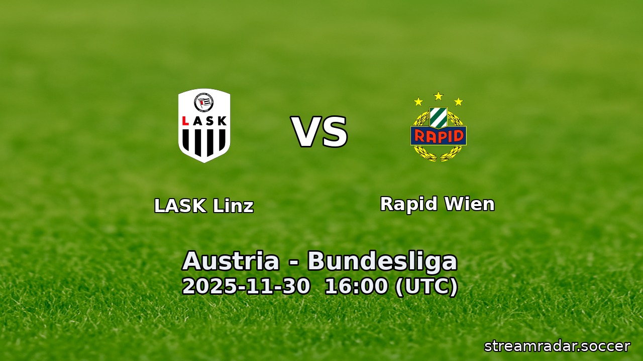 LASK Linz vs Rapid Wien