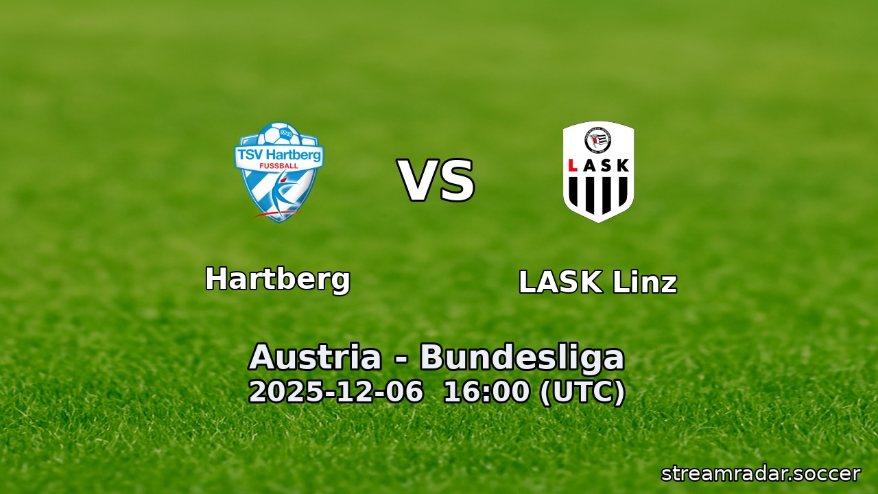 Hartberg vs LASK Linz
