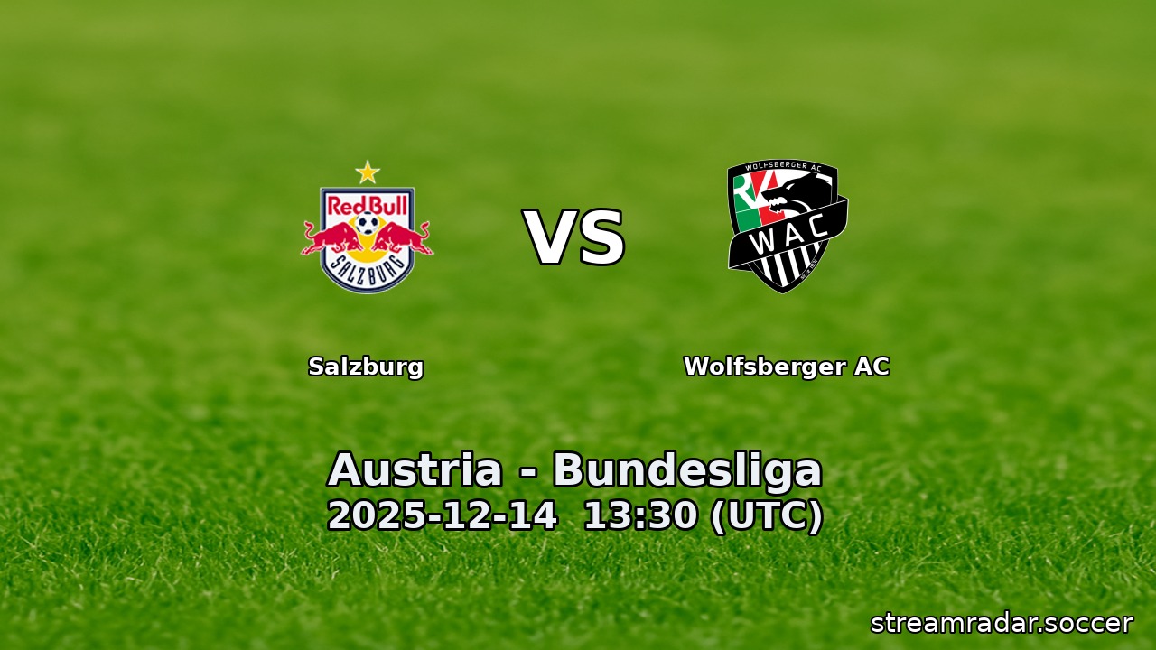 Salzburg vs Wolfsberger AC