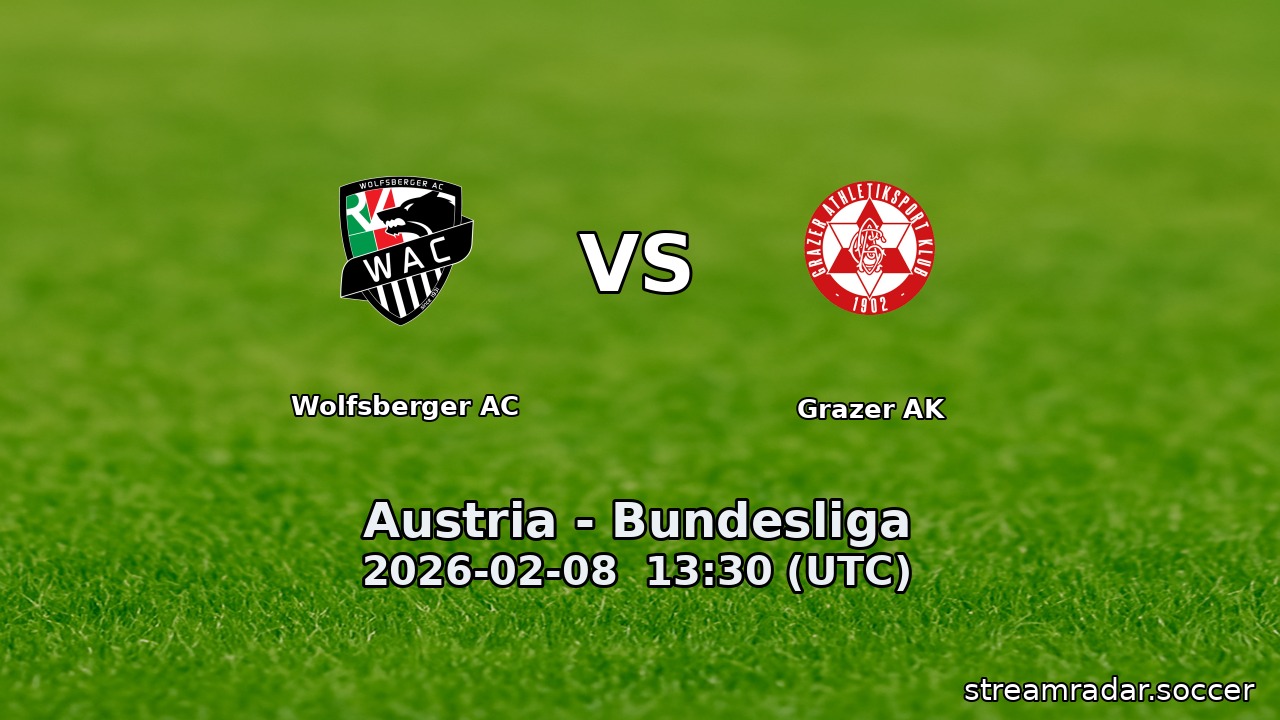 Wolfsberger AC vs Grazer AK