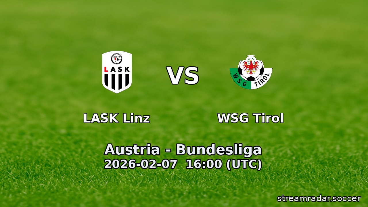 LASK Linz vs WSG Tirol