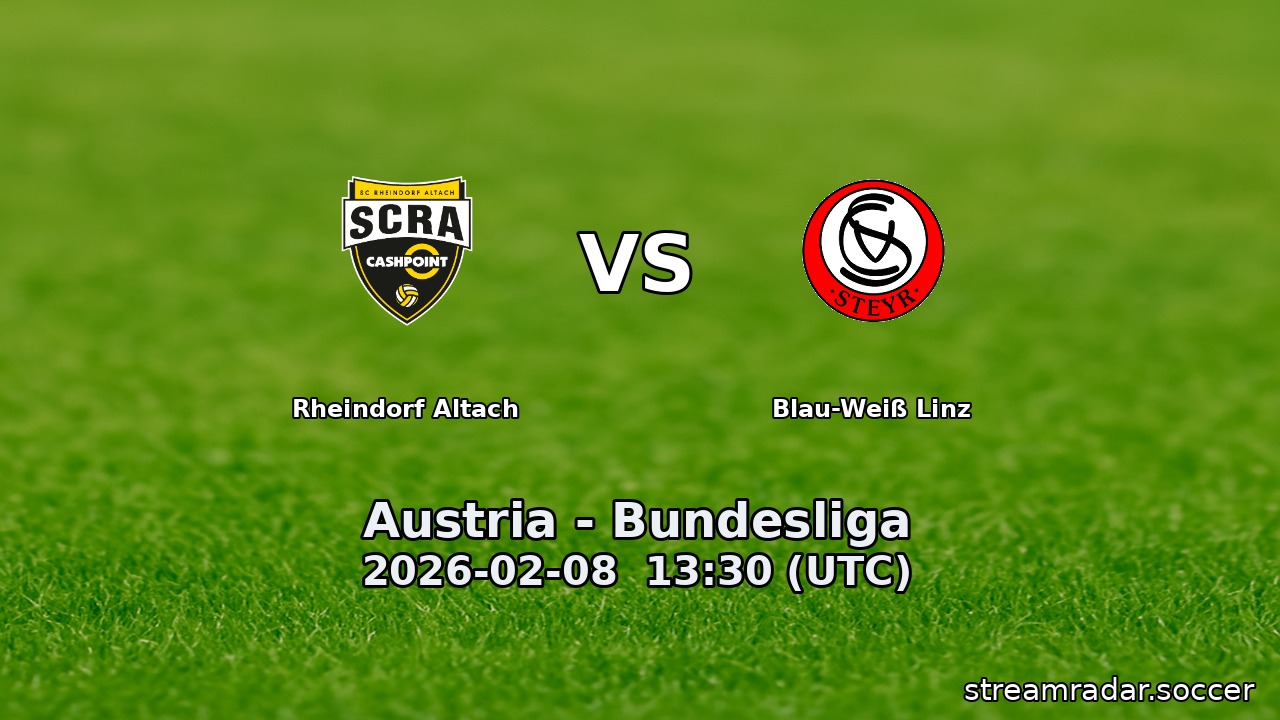 Rheindorf Altach vs Blau-Weiß Linz