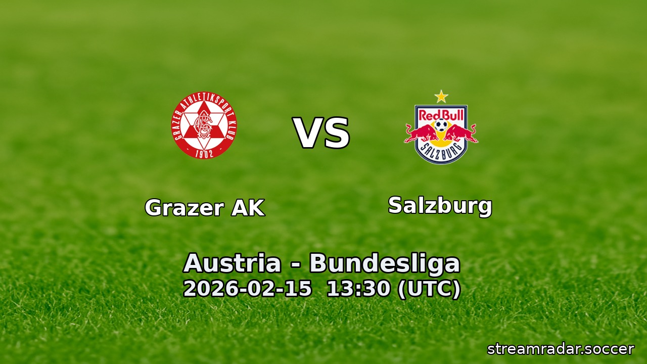 Grazer AK vs Salzburg